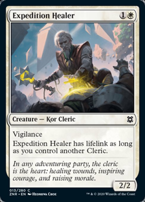 Expedition Healer (Zendikar Rising) Light Play