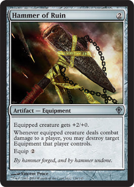 Hammer of Ruin (Worldwake) Light Play