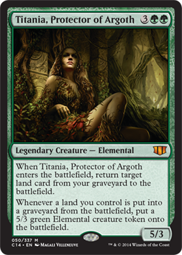 Titania, Protector of Argoth (Commander 2014 Edition) Heavy Play