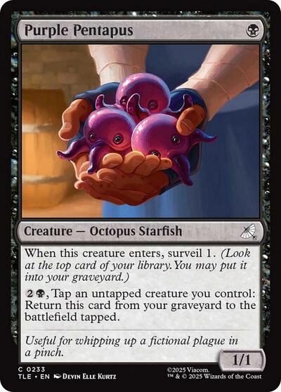 Purple Pentapus (Avatar: The Last Airbender: Eternal-Legal) Near Mint Foil