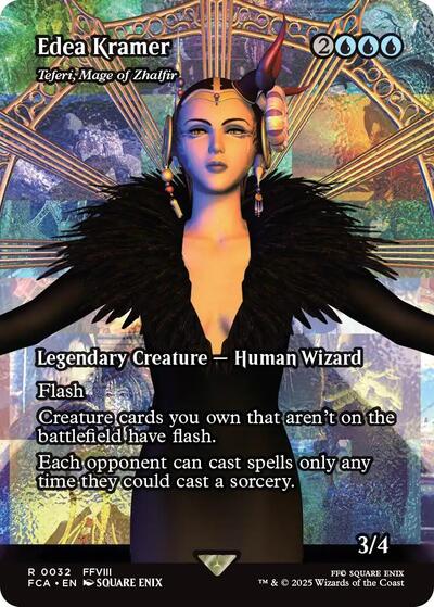 Edea Kramer - Teferi, Mage of Zhalfir (Showcase) (Universes Beyond: FINAL FANTASY: Through the Ages) Near Mint Foil