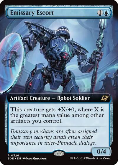 Emissary Escort (Extended Art) (Edge of Eternities) Near Mint
