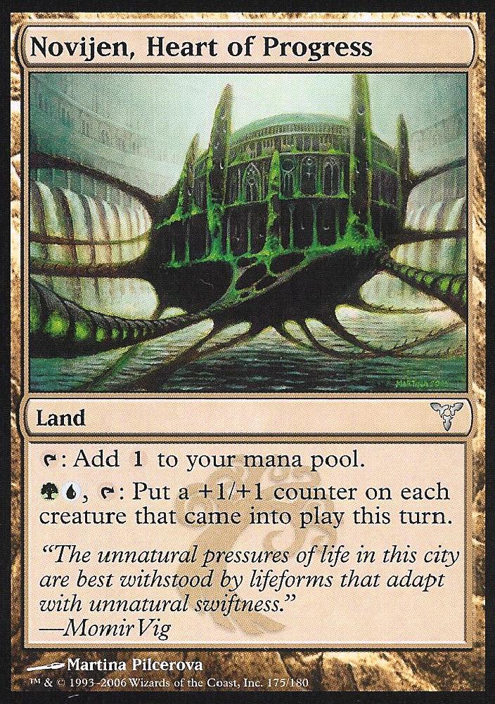 Novijen, Heart of Progress (Dissension) Heavy Play Foil