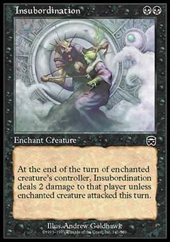 Insubordination (Mercadian Masques) Heavy Play