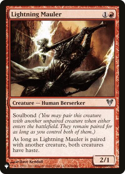 Lightning Mauler (The List) Near Mint