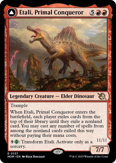 Etali, Primal Conqueror (March of the Machine) Damaged / Poor