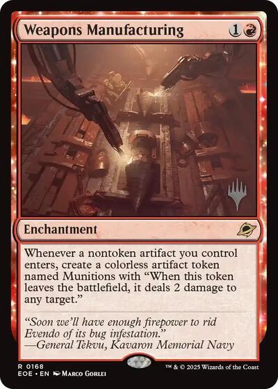 Weapons Manufacturing (Promo Pack: Edge of Eternities) Near Mint