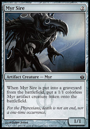 Myr Sire (Mirrodin Besieged) Light Play