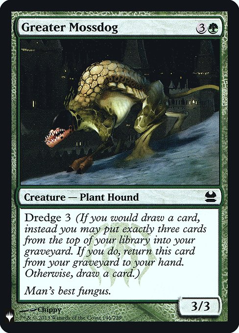 Greater Mossdog (Mystery Booster Retail Edition Foils) Near Mint Foil