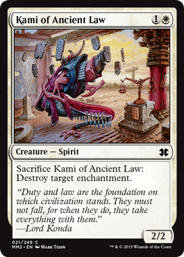 Kami of Ancient Law (Modern Masters 2015) Medium Play