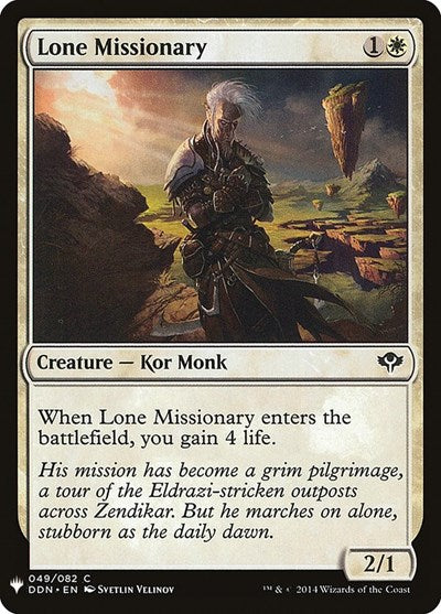 Lone Missionary (Mystery Booster) Light Play