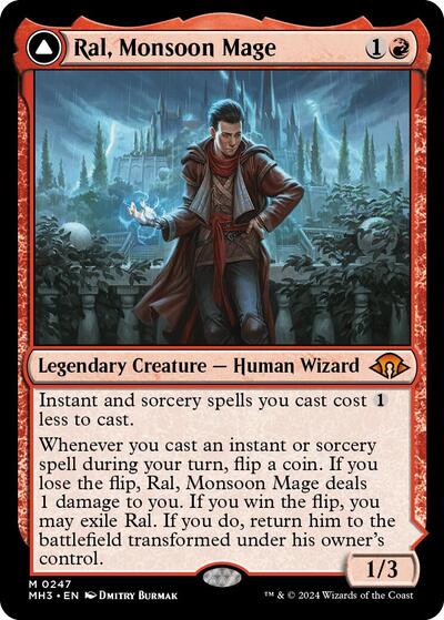Ral, Monsoon Mage (Modern Horizons 3) Near Mint