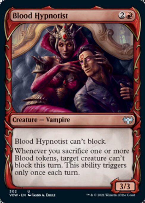 Blood Hypnotist (Showcase) (Innistrad: Crimson Vow) Medium Play Foil