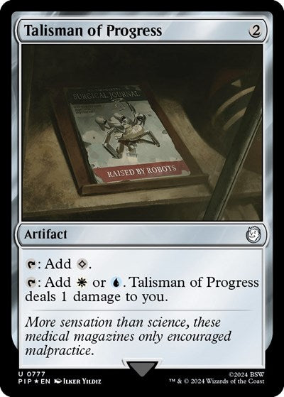 Talisman of Progress (Surge Foil) (Universes Beyond: Fallout) Near Mint Foil