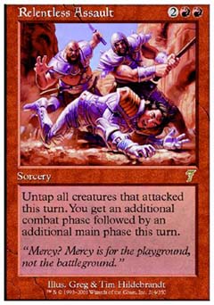 Relentless Assault (7th Edition) Medium Play