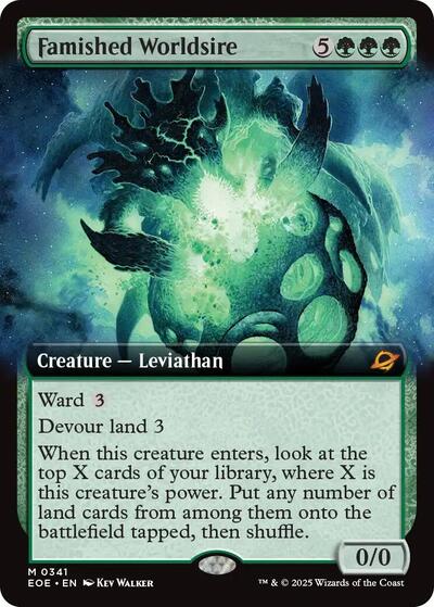 Famished Worldsire Extended Art|1|0|0.00