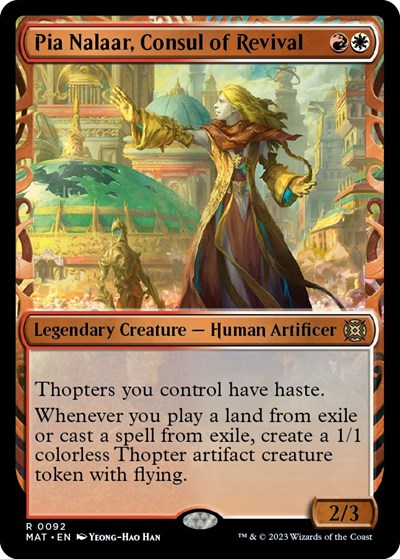 Pia Nalaar, Consul of Revival (Showcase) (March of the Machine: The Aftermath) Near Mint Foil