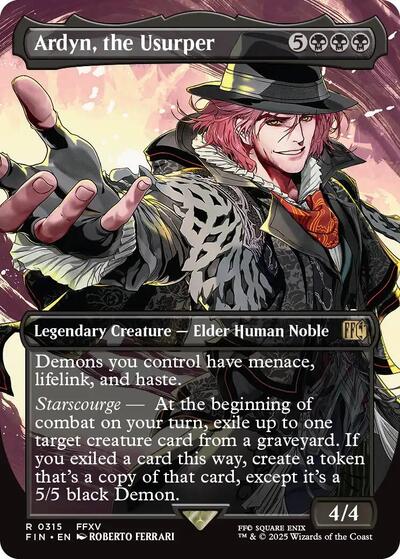 Ardyn, the Usurper (Borderless) (0315) (Universes Beyond: FINAL FANTASY) Near Mint Foil