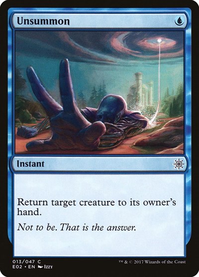 Unsummon (Explorers of Ixalan) Light Play