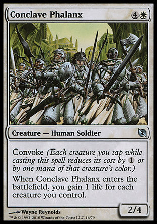 Conclave Phalanx (Duel Decks: Elspeth vs Tezzeret) Light Play