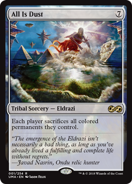 All Is Dust (Ultimate Masters) Heavy Play Foil