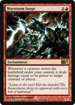 Warstorm Surge (Magic 2012 Core Set) Light Play Foil
