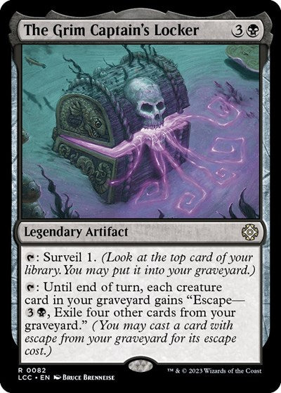 The Grim Captain's Locker (Commander: The Lost Caverns of Ixalan) Light Play