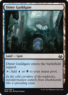 Dimir Guildgate (Modern Masters 2017) Light Play Foil