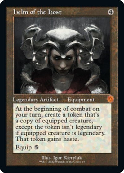 Helm of the Host (The Brothers' War: Retro Frame Artifacts) Medium Play Foil