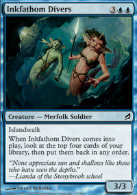 Inkfathom Divers (Lorwyn) Medium Play Foil