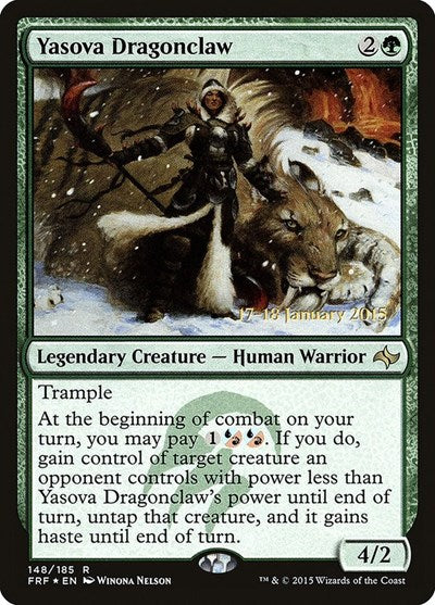 Yasova Dragonclaw (Promos: Prerelease Cards) Medium Play Foil