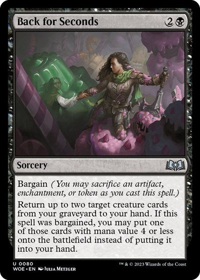 Back for Seconds (Wilds of Eldraine) Medium Play Foil