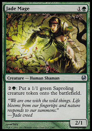 Jade Mage (Duel Decks: Ajani vs Nicol Bolas) Light Play