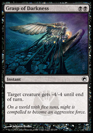 Grasp of Darkness (Scars of Mirrodin) Light Play