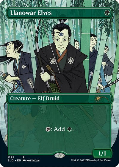 Llanowar Elves (Secret Lair) Near Mint