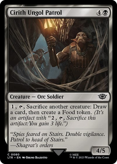 Cirith Ungol Patrol (Universes Beyond: The Lord of the Rings: Tales of Middle-earth) Light Play Foil