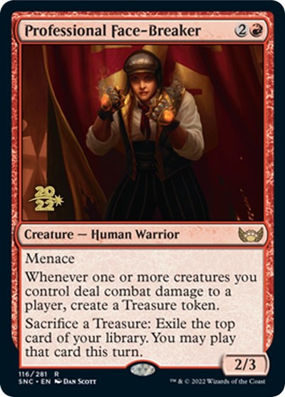Professional Face-Breaker (Promos: Prerelease Cards) Medium Play Foil