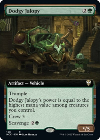 Dodgy Jalopy (Extended Art) (Commander: Streets of New Capenna) Near Mint