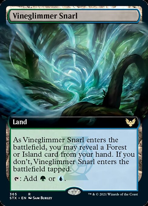 Vineglimmer Snarl (Extended Art) (Strixhaven) Light Play