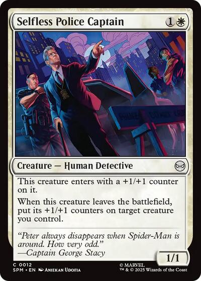 Selfless Police Captain (Marvel's Spider-Man) Near Mint Foil