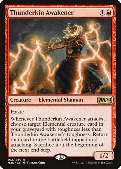 Thunderkin Awakener (Promo Pack: Core Set 2020) Light Play Foil
