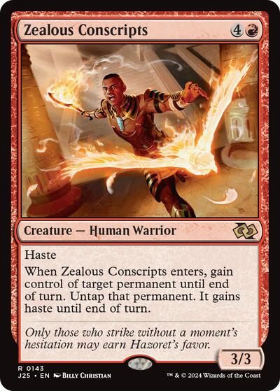 Zealous Conscripts (Foundations Jumpstart) Medium Play