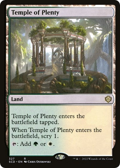 Temple of Plenty (Commander 2022 Starter Decks) Near Mint