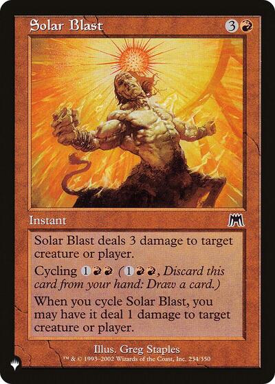 Solar Blast (The List) Near Mint