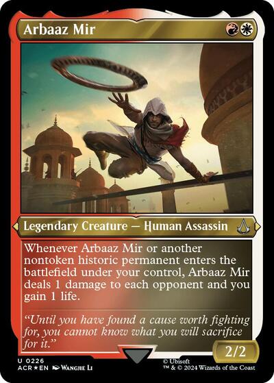 Arbaaz Mir (Foil Etched) (Universes Beyond: Assassin's Creed) Medium Play Foil