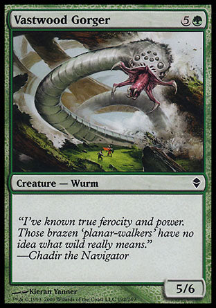 Vastwood Gorger (Zendikar) Medium Play
