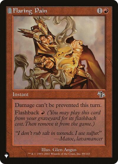 Flaring Pain (The List) Near Mint