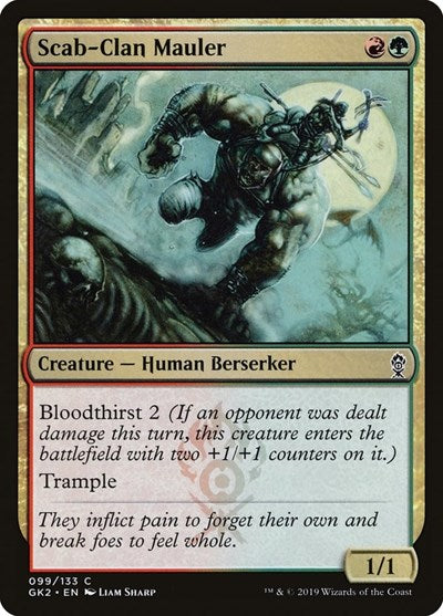 Scab-Clan Mauler (Ravnica Allegiance: Guild Kits) Medium Play