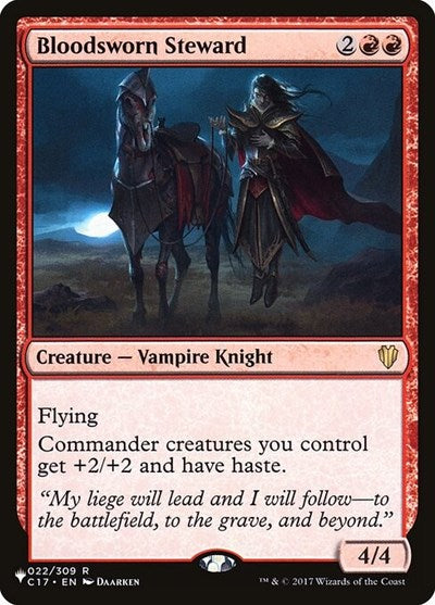 Bloodsworn Steward (Secret Lair Commander: Heads I Win, Tails You Lose) Light Play