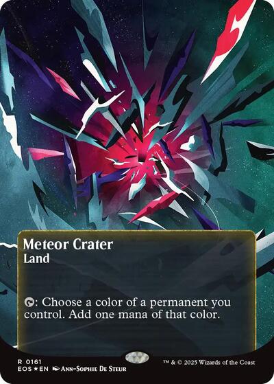 Meteor Crater 0161 Borderless Galaxy Foil|1|0|0.00